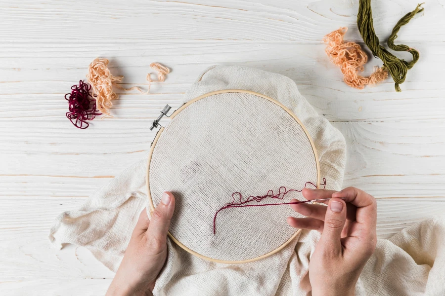 DIY Stamped Embroidery Kit